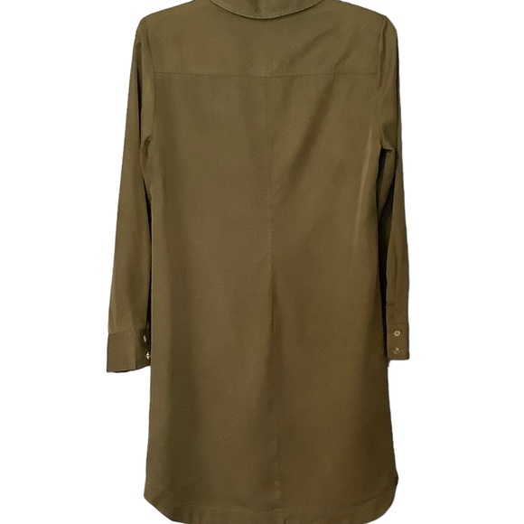 SPENSE Embroidered Dress Green 6/8 Button Up Long Sleeves - Picture 3 of 6